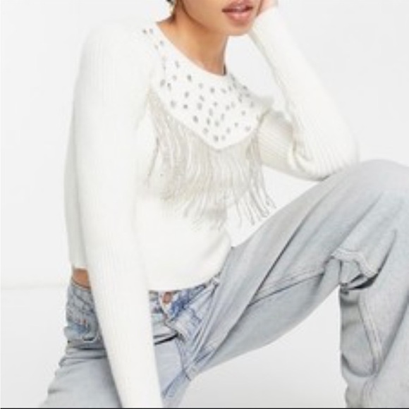 ASOS Rhinestone Sweater - Picture 1 of 7